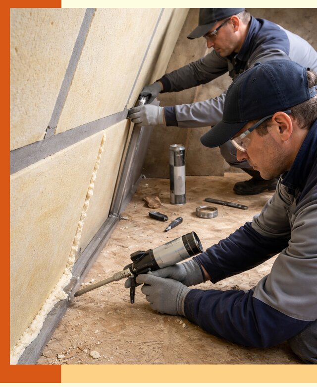 Герметизация стыков ППУ в Домодедове — надежное уплотнение швов